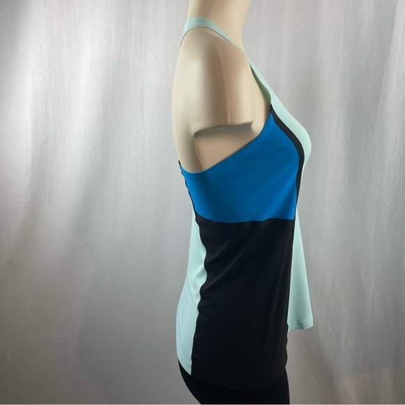 Lululemon Cool Racerback *Surf Bonded Aquamarine / Beach Blanket Blue / Black - Picture 7 of 11